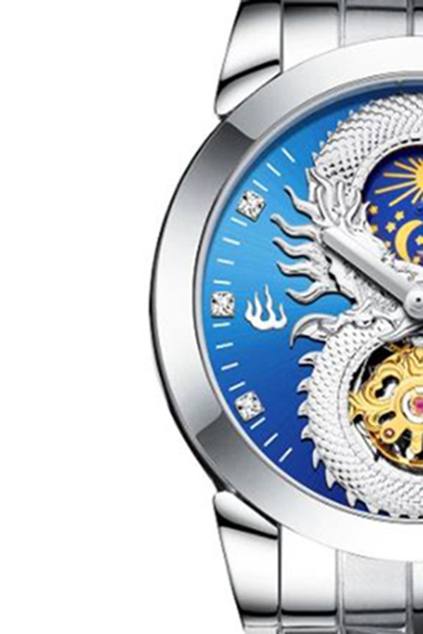 Tevise Men's Analog Watch With Stainless Steel Strap T834B/BSIS - Image 4