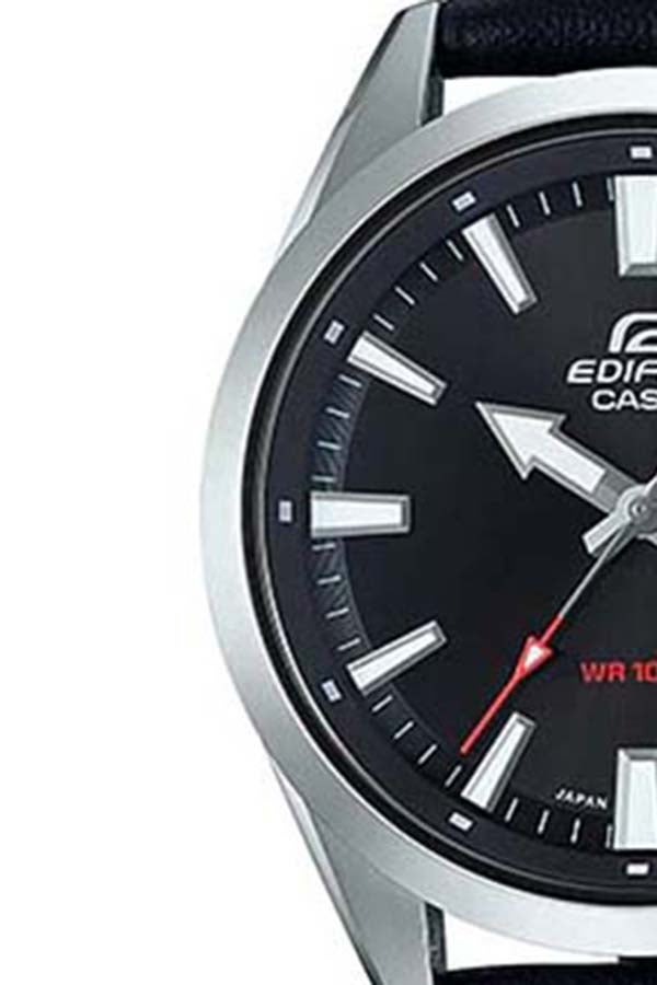 ساعة يد إديفيس بعقارب طراز EFV-100L-1AVUDF للرجال