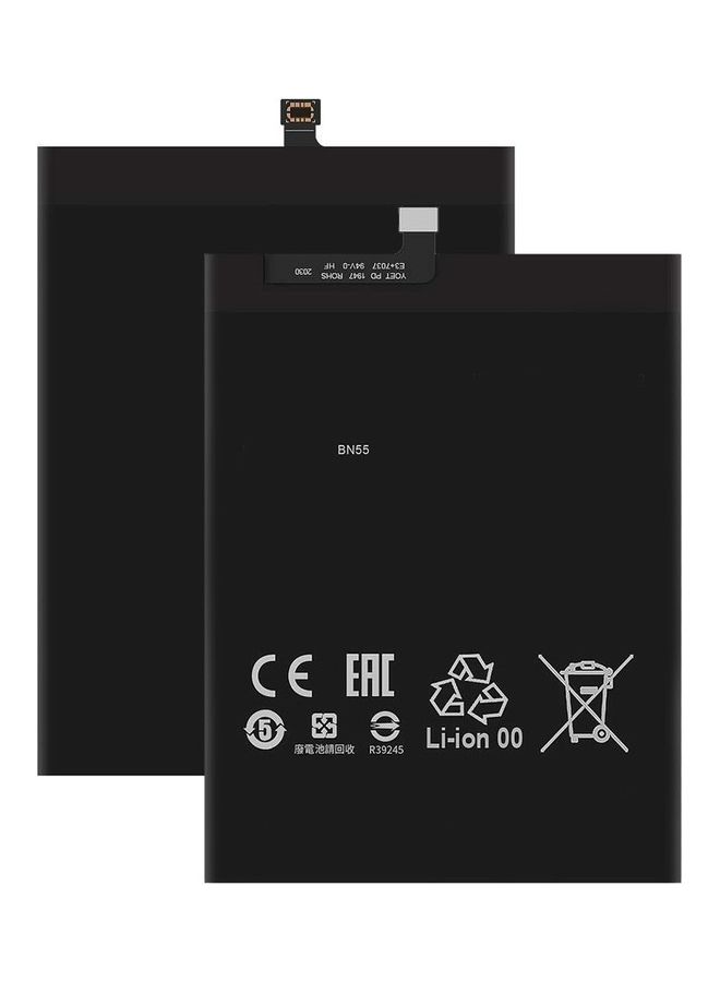 MARGOUN - 5020.0 mAh Xiaomi Redmi Note 9S Battery BN55 Rechargeable Internal Replacement Battery Multicolor - Image 1