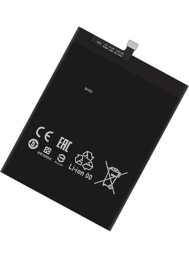 MARGOUN - 5020.0 mAh Xiaomi Redmi Note 9S Battery BN55 Rechargeable Internal Replacement Battery Multicolor - Image 1