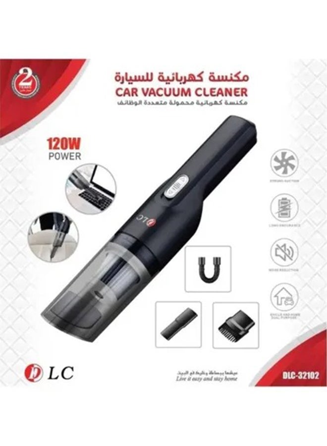 دي إل سي  مكنسة كهربائية للسيارة والمكتب محمولة متعددة الوظائف DLC-32102 120 W DLC-32102 أسود  - Image 3