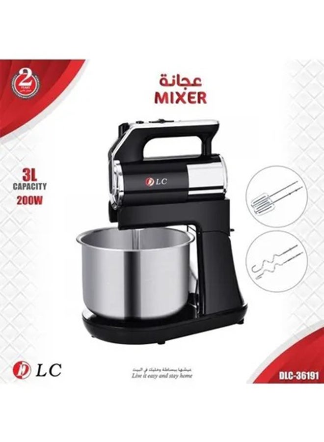 دي إل سي  خلاط يدوي 3.0 L 200.0 W DLC-36191 متعدد الألوان - Image 3