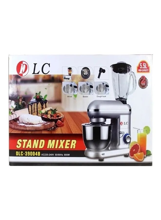 DLC - 3-In-1 Stand Mixer With Stainless Steel Bowl And Blender 5.5 L 800.0 W DLC-39004B Silver - Image 1