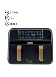 KENWOOD Dual Air Fryer, 3.4Kg, Dual Zone Technology, Digital Display 8 L 1700 W OWHFP70.000BK Black  - Image 1