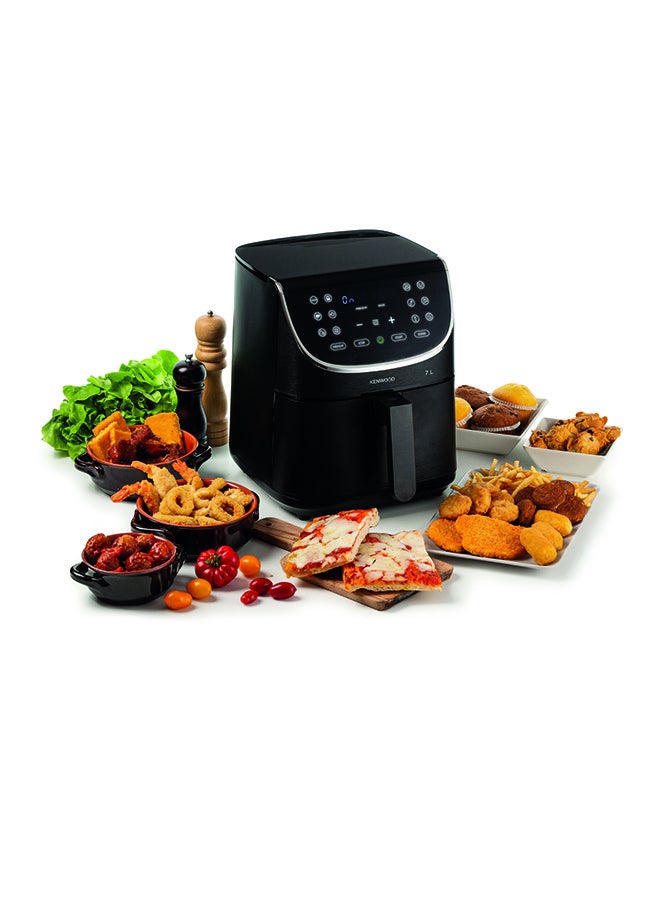 Digital Air Fryer, 2.8Kg, Rapid Hot Air Circulation, 7 L 1800 W HFP80.000BK Black - v1678619733/N53382994A_3