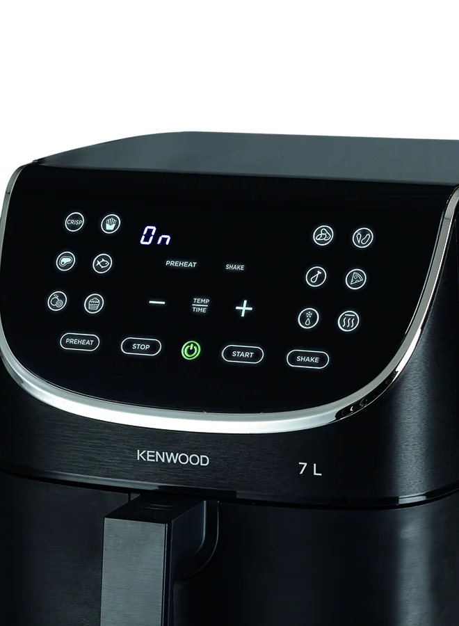 KENWOOD Digital Air Fryer, 2.8Kg, Rapid Hot Air Circulation, 7 L 1800 W HFP80.000BK Black