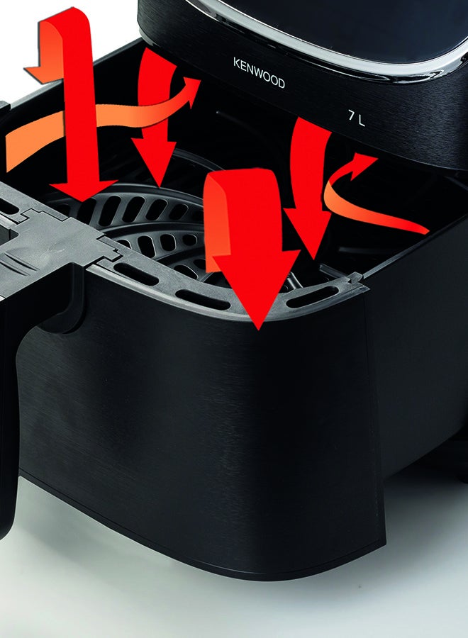 KENWOOD - Digital Air Fryer, 2.8Kg, Rapid Hot Air Circulation, 7 L 1800 W HFP80.000BK Black - Image 1