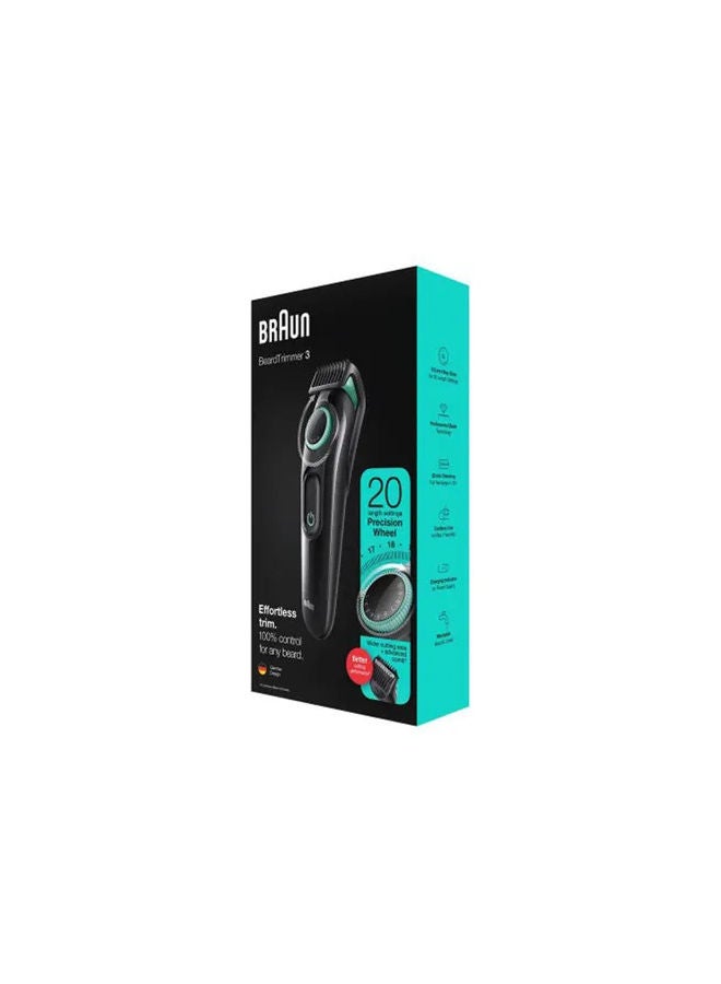 BRAUN - Beard Trimmer BT3321 Black - Image 1