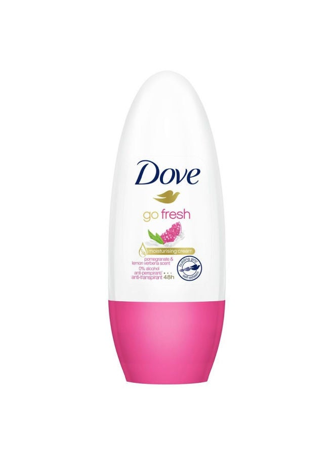 Dove Dove Women Antiperspirant Deodorant Roll On Pomegranate white/Pink 50ml  - Image 1