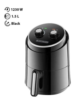 Air Fryer Aerofry With Multifunction Air Convection technology 1.5 L 1230 W AF100-B5 Black - v1678640835/N16326746A_1