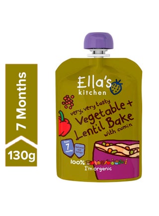 Vegetable Plus Lentil Bake From 7 Months 130grams - v1678686780/N34856581A_1
