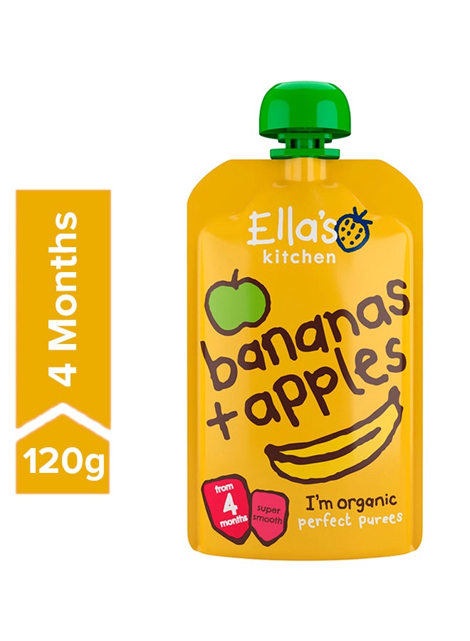 Ella’s kitchen - Banana And apples 120grams - Image 1