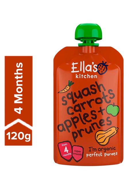 Carrots Apple Prunes Squash 120grams