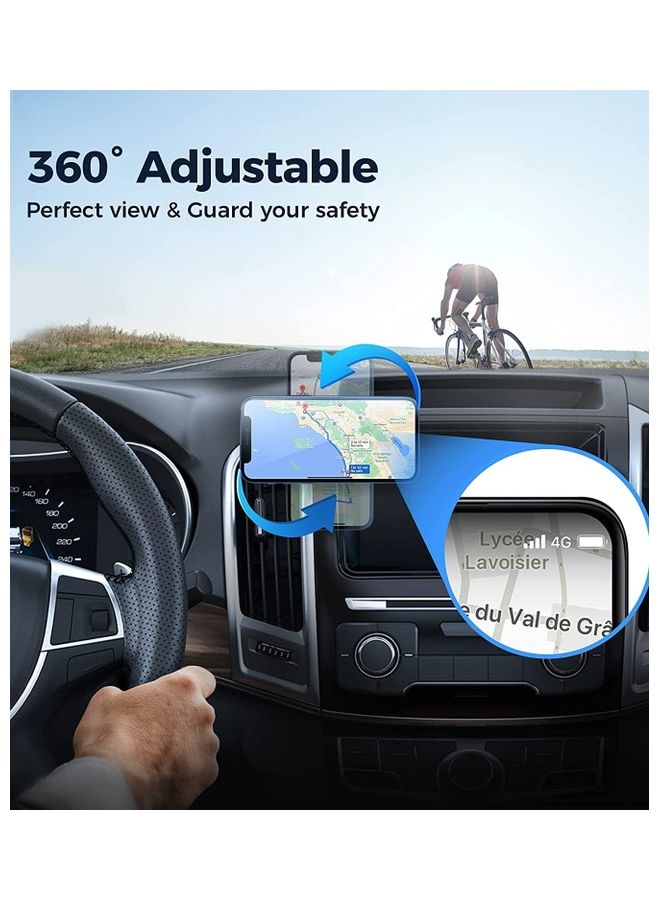 JOYROOM - Magnetic Phone Car Mount Upgrade 8X Strong Universal Magnet Dashboard 360° Rotation For iPhone 13 12 Pro XR XS Plus Samsung Galaxy Note S21/S21+ All Phone And Mini Tablets Black - Image 1