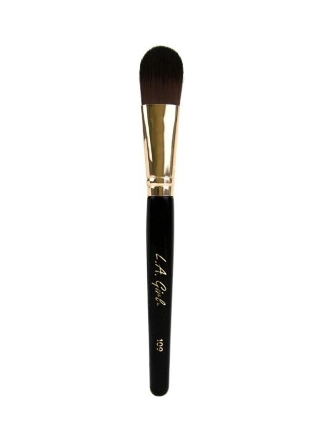 LA Girl - Pro Cosmetic Brush-Flat Foundation Black - Image 1
