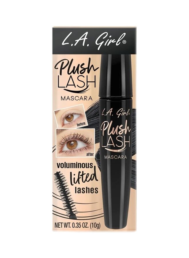 LA Girl Plush Lash Mascara Voluminous Lifted Lashes Blackest Black  - Image 3