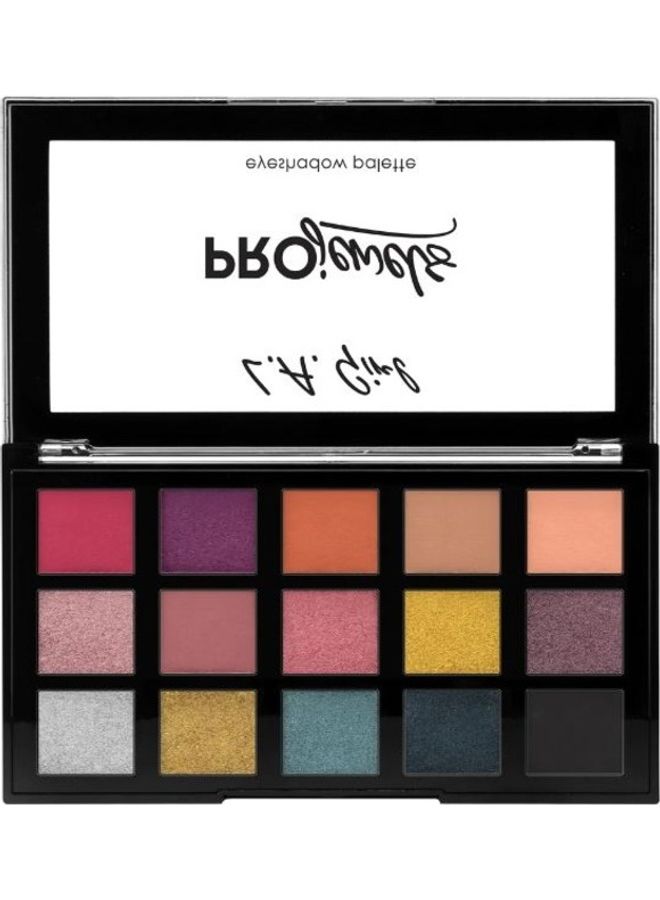 LA Girl - Pro. Jewels 15-Color Eyeshadow Palette Multicolor - Image 1