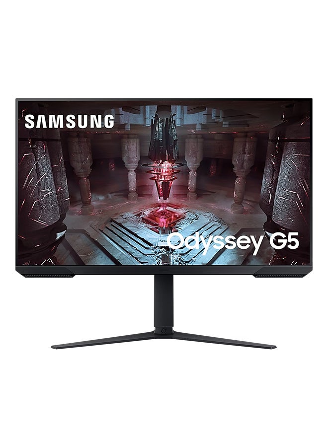 سامسونج شاشة ألعاب أوديسي G5 مسطحة QHD مقاس 32 بوصة، 1 مللي ثانية، 165 هرتز، HDR 10، AMD Freesync Premium، ارتفاع قابل للتعديل، LS32CG510 أسود أسود  - Image 1