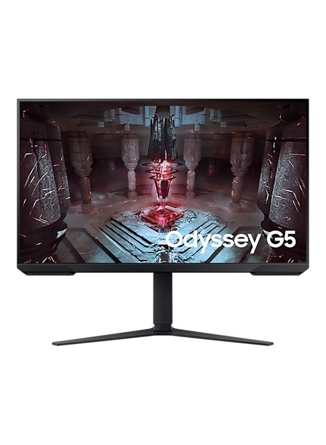 سامسونج شاشة ألعاب أوديسي G5 مسطحة QHD مقاس 32 بوصة، 1 مللي ثانية، 165 هرتز، HDR 10، AMD Freesync Premium، ارتفاع قابل للتعديل، LS32CG510 أسود أسود  - Image 2