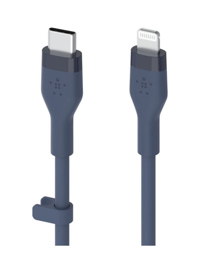 belkin - Boost Charge Type-C To Lightning Silicone Cable 3M Blue - Image 1