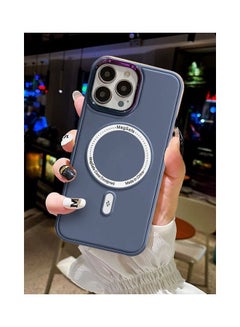 MARGOUN iPhone 14 Pro Max MagSafe Case Magnetic Cover Protective Shockproof Wireless Charging Compatible Blue  - Image 5