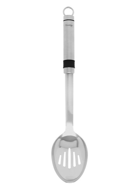Eco Slotted Spoon With Rubbergrip Silver