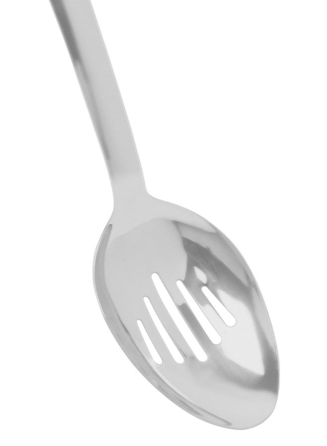 Prestige Eco Slotted Spoon With Rubbergrip Silver  - Image 3