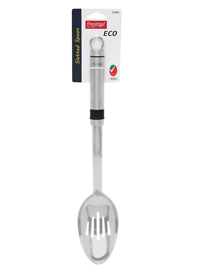 Prestige Eco Slotted Spoon With Rubbergrip Silver  - Image 5