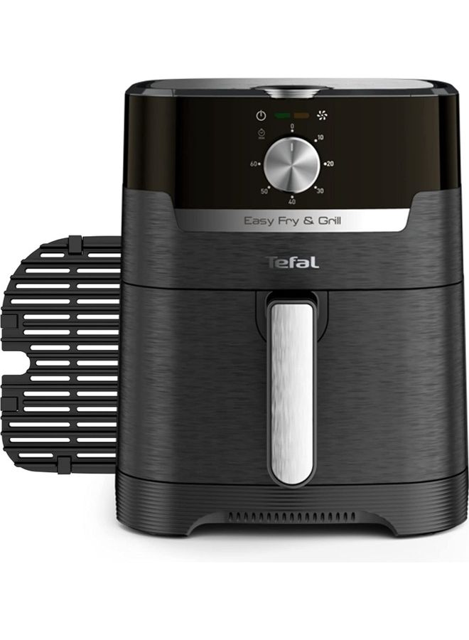Tefal - Air Fryer | Easy Fry & Grill 2-in-1 |  4. Air Fryer + Grill| Healthy Cooking | Fast | Easy to Clean | Adjustable Temperature |Timer | 2 Years Warranty 4.2 L 1550 W EY501827 Black - Image 1