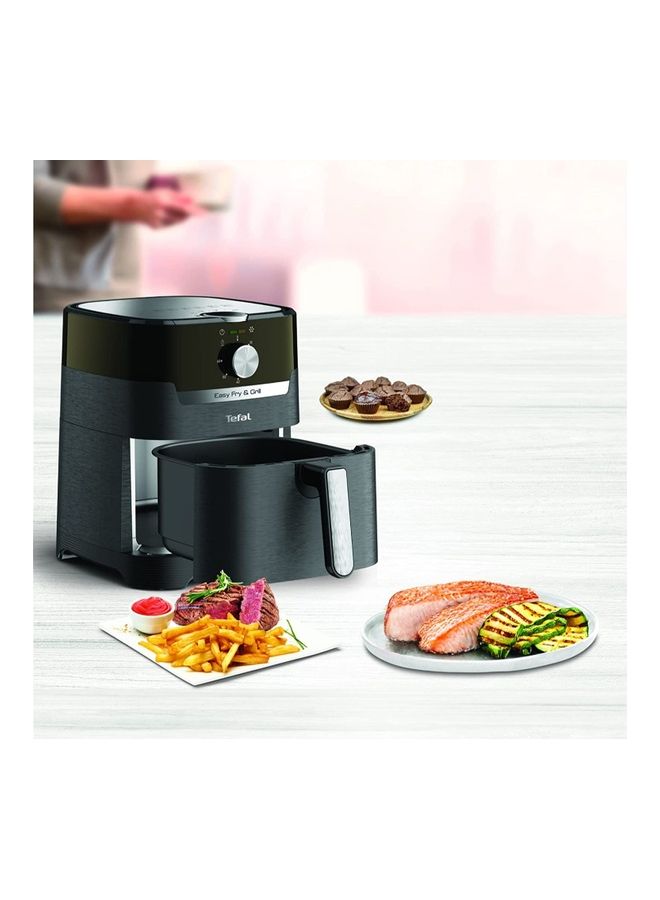 Tefal - Air Fryer | Easy Fry & Grill 2-in-1 |  4. Air Fryer + Grill| Healthy Cooking | Fast | Easy to Clean | Adjustable Temperature |Timer | 2 Years Warranty 4.2 L 1550 W EY501827 Black - Image 1