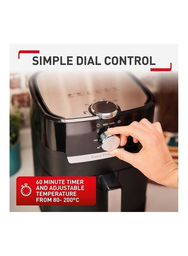 Tefal - Air Fryer | Easy Fry & Grill 2-in-1 |  4. Air Fryer + Grill| Healthy Cooking | Fast | Easy to Clean | Adjustable Temperature |Timer | 2 Years Warranty 4.2 L 1550 W EY501827 Black - Image 1