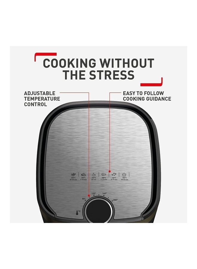 Tefal - Air Fryer | Easy Fry & Grill 2-in-1 |  4. Air Fryer + Grill| Healthy Cooking | Fast | Easy to Clean | Adjustable Temperature |Timer | 2 Years Warranty 4.2 L 1550 W EY501827 Black - Image 1