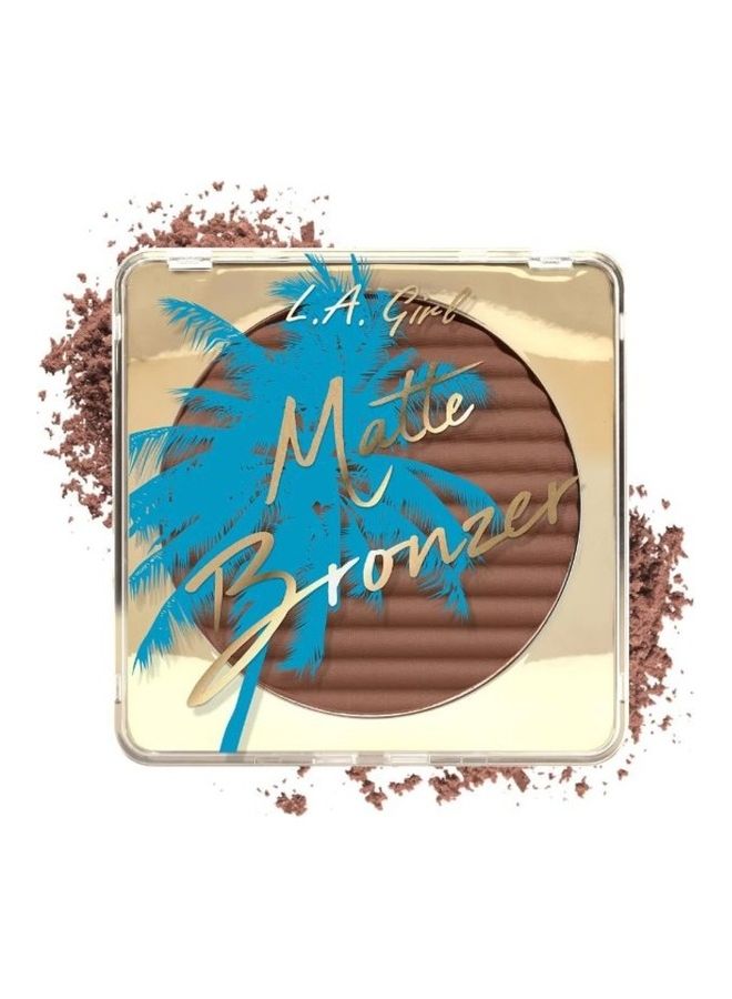 LA Girl Matte Bronzer-Lost In Paradise (Medium To Tan) GBL414  - Image 1