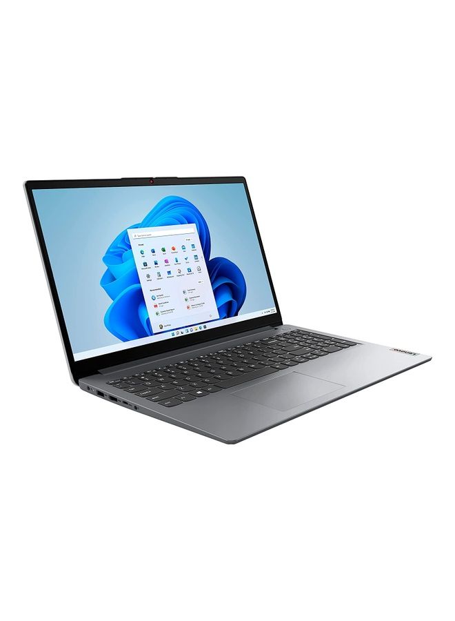 Lenovo - IdeaPad 1 15IAU7 Laptop With 15.6-Inch Display, Core i5 1235U Processor/8GB RAM/512GB SSD/Intel Iris XE Graphics/DOS (Without Windows) Arabic Cloud Grey - Image 1