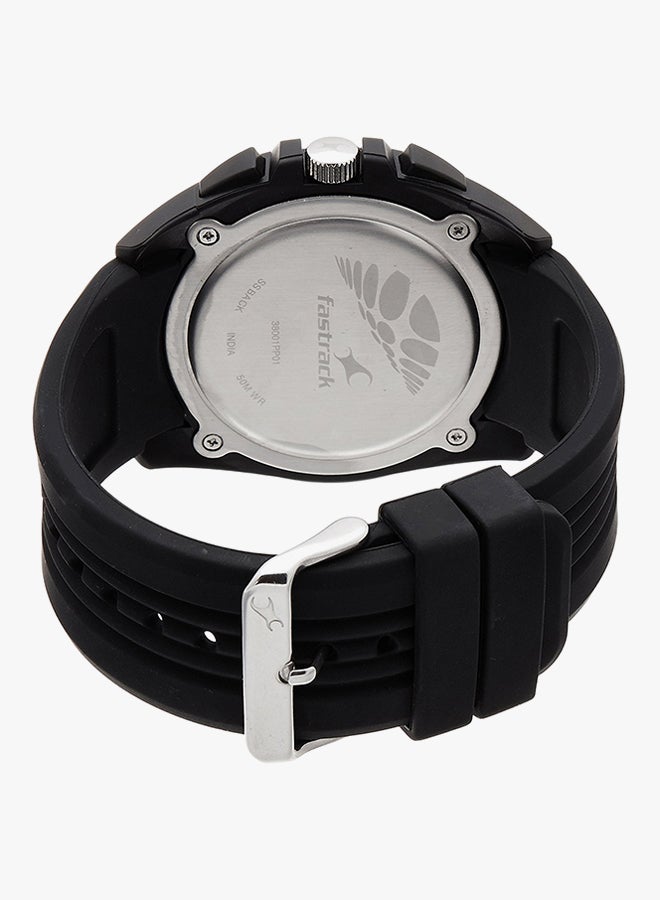 fastrack Men's Silicone Analog Watch 38001PP01  - Image 2