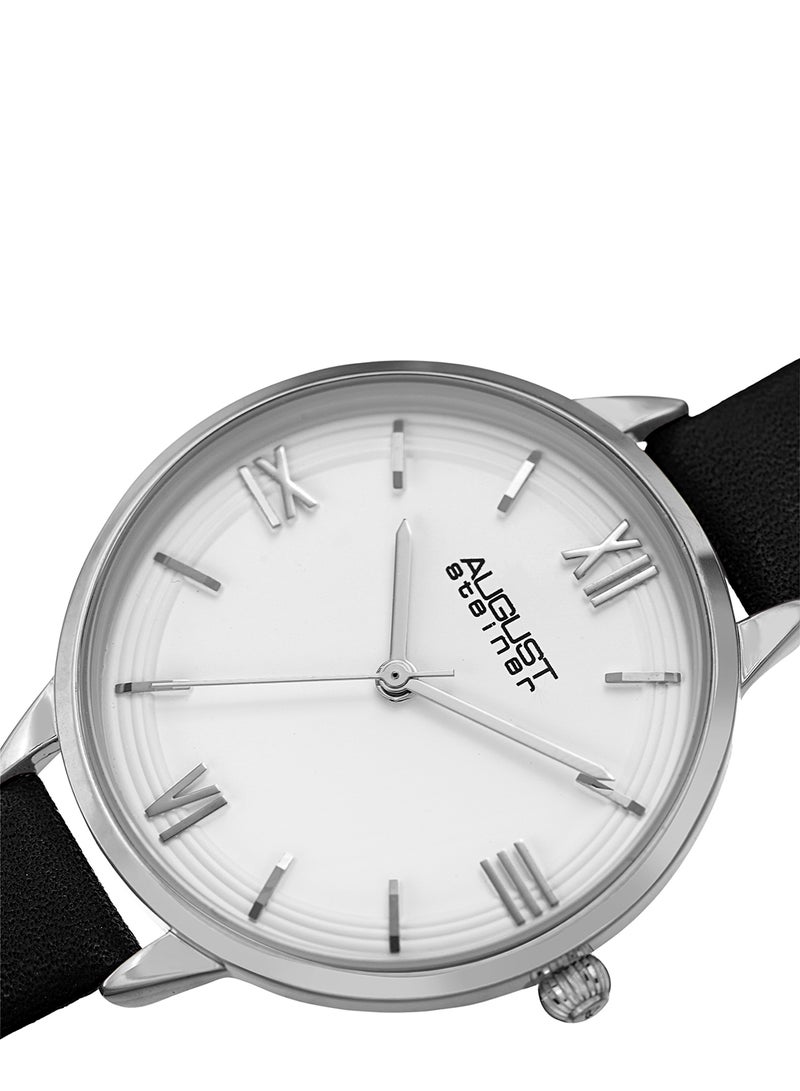 August Steiner - Women's Water Resistant Analog Watch AS8263BK - Image 1