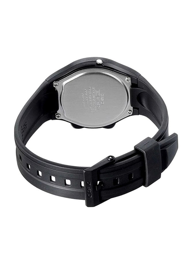 CASIO Women's Rubber Analog & Digital Wrist Watch AW-90H-7BVDF - 39 mm - Black  - Image 2