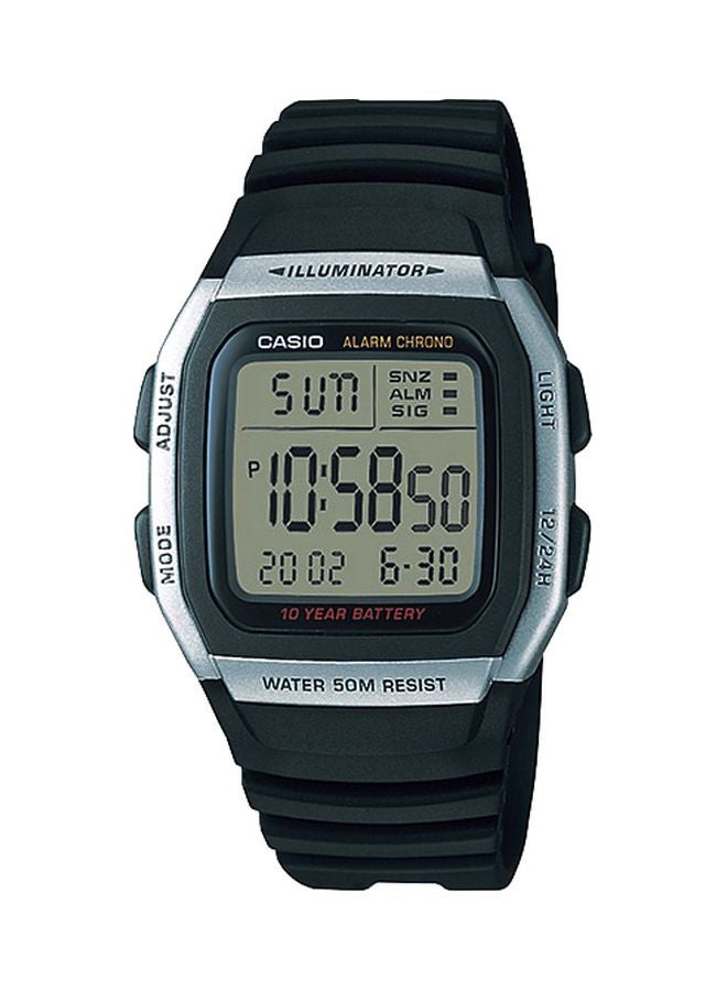 CASIO Men's Youth Digital Watch W-96H-1AVDF - 37 mm - Black  - Image 1