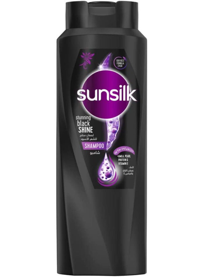 Sunsilk - Sunsilk Shampoo Black Shine 600ml - Image 1
