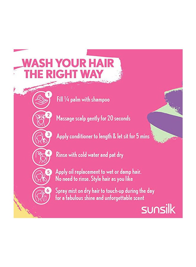 Sunsilk - Sunsilk Shampoo Black Shine 600ml - Image 1