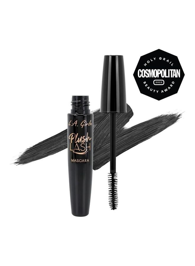 LA Girl Plush Lash Mascara Voluminous Lifted Lashes - Velvety Black  - Image 1