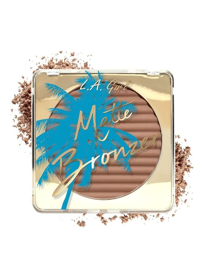 LA Girl - Matte Bronzer-Back To The Beach (Light To Medium) GBL413 - Image 1