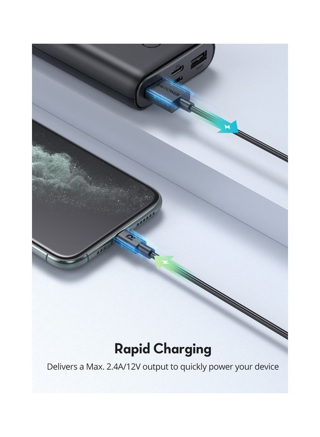 RAVPOWER Rp-Cb1014Xcb030 1M Lightning Cable Black  - Image 3