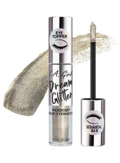 LA Girl Dream Glitter Liquid Eyeshadow Aura Silver  - Image 1