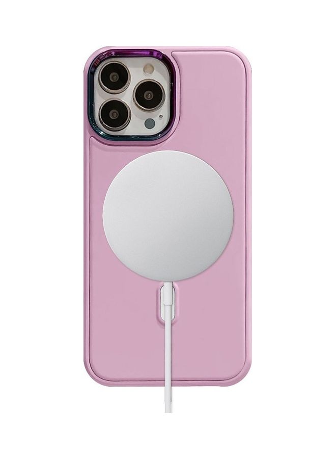 MARGOUN - iPhone 14 Pro MagSafe Case Magnetic Cover Protective Shockproof Wireless Charging Compatible Light Purple - Image 1