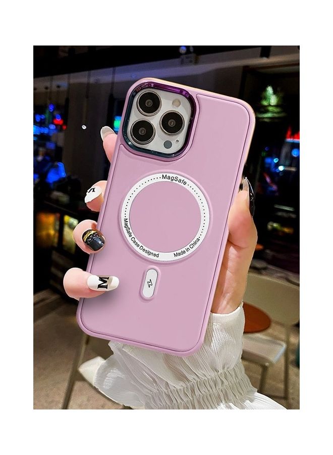MARGOUN - iPhone 14 Pro MagSafe Case Magnetic Cover Protective Shockproof Wireless Charging Compatible Light Purple - Image 1