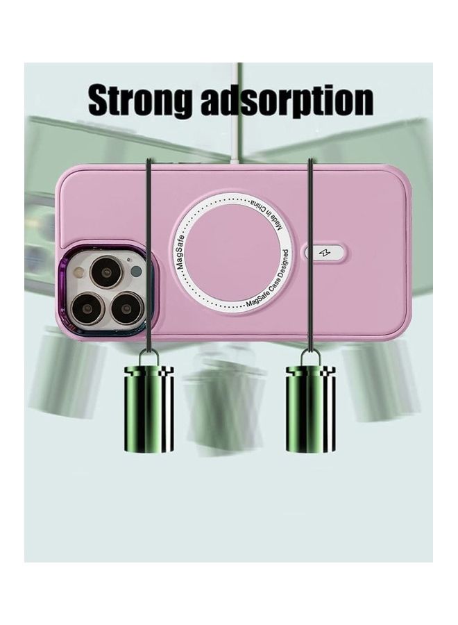 MARGOUN - iPhone 14 Pro MagSafe Case Magnetic Cover Protective Shockproof Wireless Charging Compatible Light Purple - Image 1