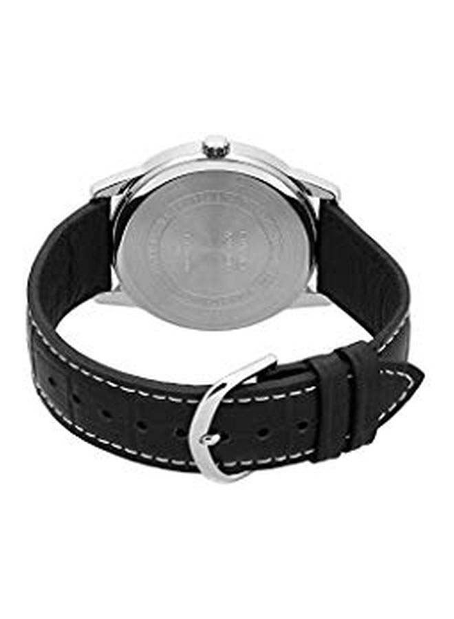 كاسيو ساعة عقارب إنتايسر بسوار جلدي طراز LTP-1303L-1AVDF للنساء - Image 2