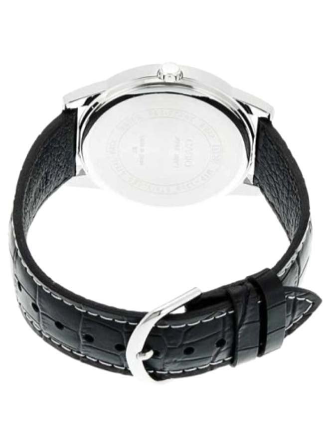 كاسيو ساعة عقارب إنتايسر بسوار جلدي طراز LTP-1303L-1AVDF للنساء - Image 4