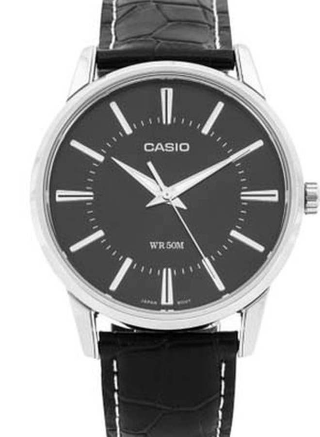 كاسيو ساعة عقارب إنتايسر بسوار جلدي طراز LTP-1303L-1AVDF للنساء - Image 5